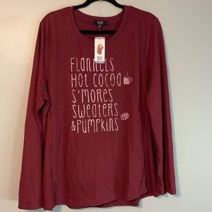 Maroon XXl sweater NWT